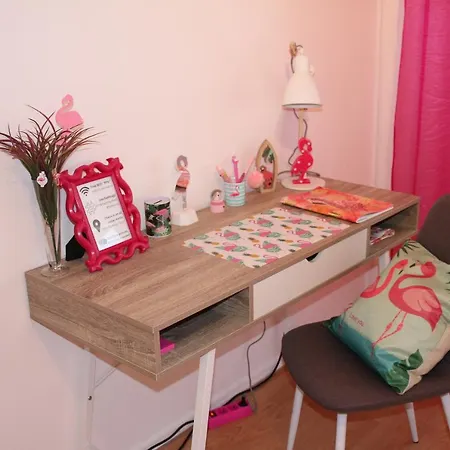 Pink Flamingo Nest - Unique Design Apartment *