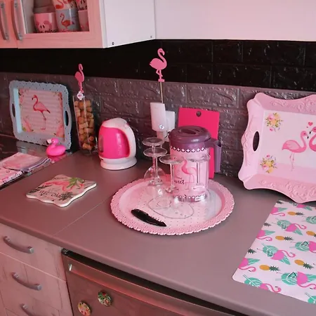 Pink Flamingo Nest - Unique Design Apartment Senta