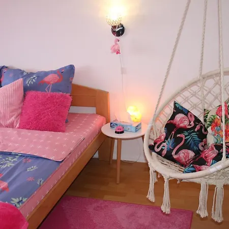 Pink Flamingo Nest - Unique Design Apartment